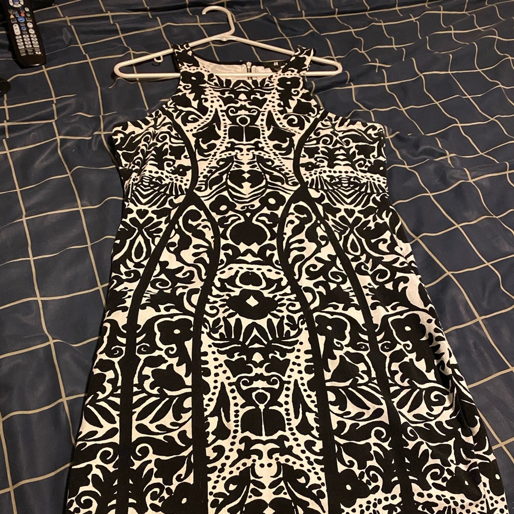 Black and white dress